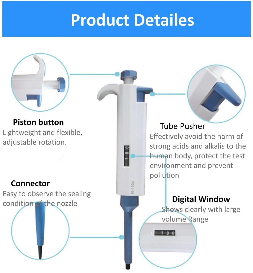 Cheap Price with OEM Service Micro 0.5UL-1000UL Laboratory Liquid Pipette