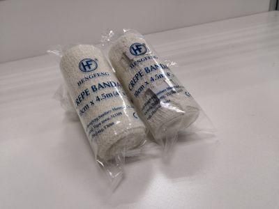 60GSM Natural Color Elastic Crepe Bandage 7.5cm X 4.5m