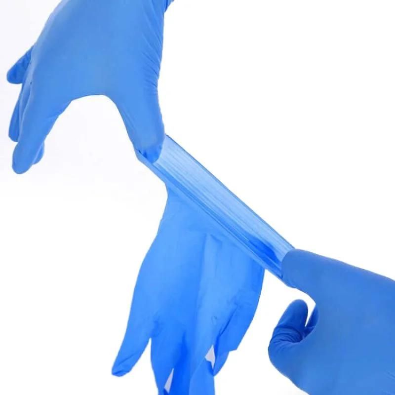 Safety Protective Powder Free Disposable Vinyl Gloves Disposable Nitrile&Vinyl Blended Gloves