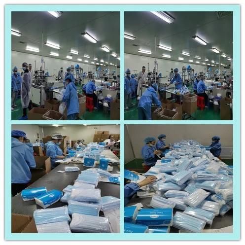Various Colors of Disposable Sterile Blue Non Woven Face Mask