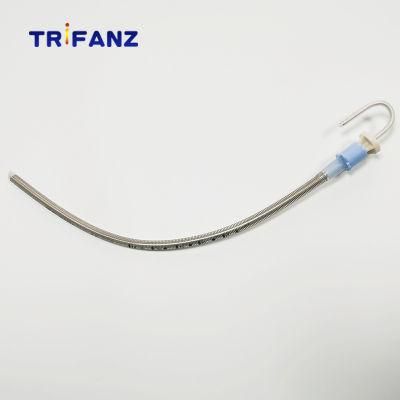 Hot Sale Disposable Silicone Endotracheal Tube Ett Reinforced Uncuffed Factory