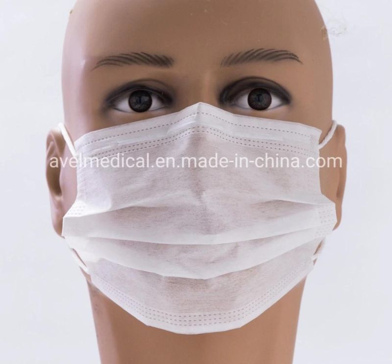 Safety 3-Ply Disposable Medical Surgical Anti Dust Face Mask for Protection