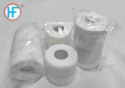 100% Cotton Elastic Adhesive Wrap Bandage White Elastic Cohesive Bandage