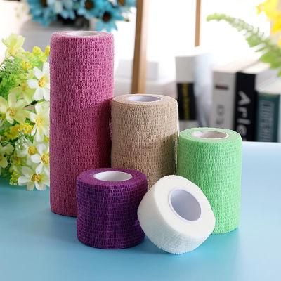 Tesco Chain Stores Certified Supplier Self Adhesive Elastic Crepe Cohesive Bandage