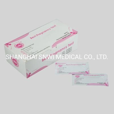 High Accuracy One Step Diagnostic HCG Pregnancy Test Midstream Colloidal Gold Rapid Screen Test Kit