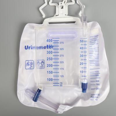 2600cc+400cc Medical with One Chamber Urinometer Urine Bag/Urine Meter Urinometer
