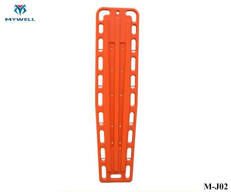 M-J02 High Quality Hospital Floating Spine Board PE Plastic Stretcher