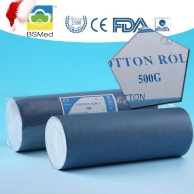 Medical Supply Products High Absorbency Cotton Roll with Ce ISO FDA Certificates