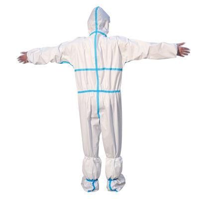 Manufacturer Customized Medical Surgical Waterproof Isolation PPE Kit Disposable Coverall