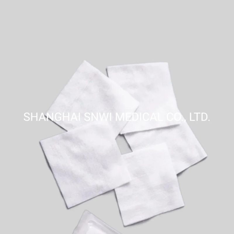 High Quality Disposable Medical Sterile Cotton Gauze Swabs for Hospital Use