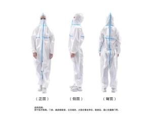 in Stock Ce Sterilization PPE Waterproof Hospital Medical Safety Disposable Protection Isolation Gown Protective Clothing