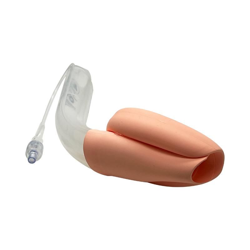 Medical Silicone Double-Lumen Laryngeal Mask Airway Disposable Stomach Airway (III)