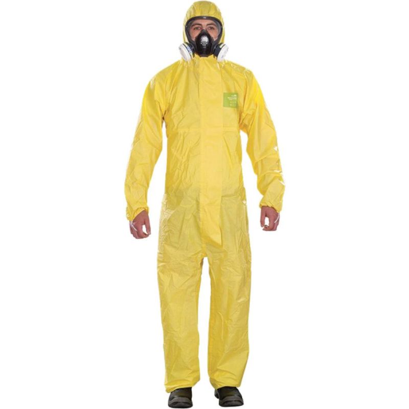 Type 4/5/6 Heat Sealed Tape Seam Disposable Microporous Medical Coverall
