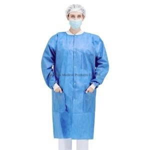 FDA Approved Medical Hot Sale SMS Gowns Lab Coat Lab Jacket