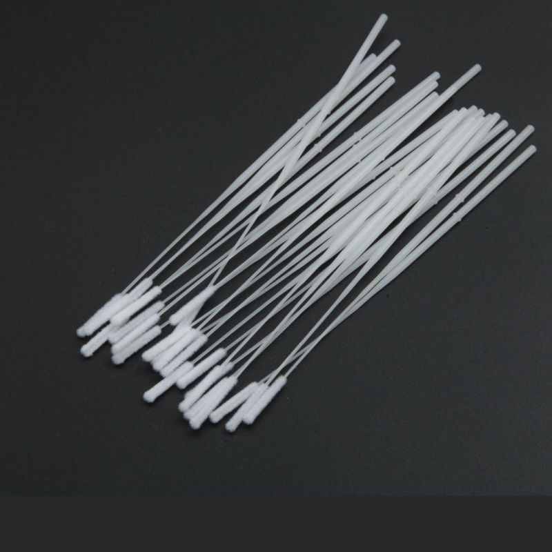 Disposable Sampling Swab Oral Swab Nylon Flocked Swab Sterile Specimen Collection Swab Nasal