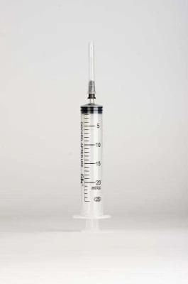 Disposable Luer Lock/Luer Slip Sterile Injection Plastic Syringe with Needle