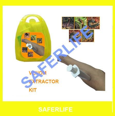 2019 Saferlife New Extractor Pump Bite and Sting Kit Venom Suction Insects Snakes Portable Pocket Venom Extractor Kit