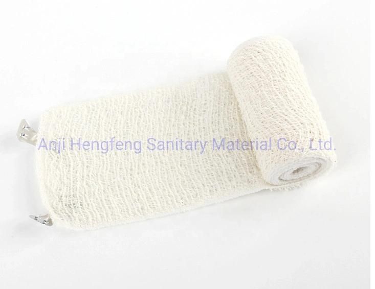 Disposable High Quality Medical Consumables First Aid Sport Surgical Cotton Elastic Crepe Bandage