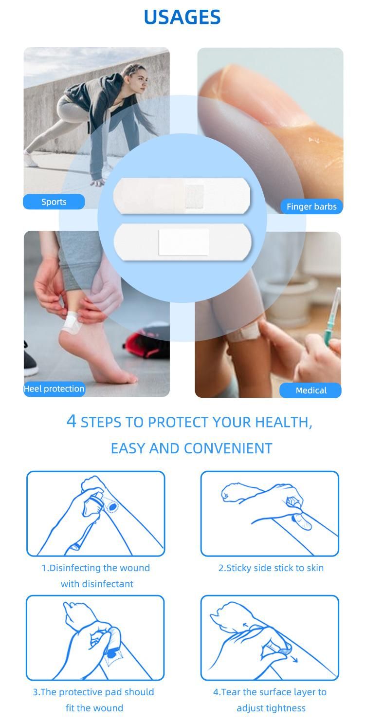 New Style Medical Wound Adhesive Eco Friendly Band Aids