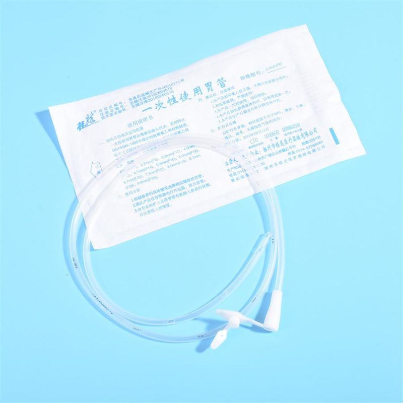Disposable Use Mouth and Nose Inspection Nasal Feeding Tube Wholesale Gastric Tube Silicone Nasogastric Tube Rubber Gastroesophageal Tube