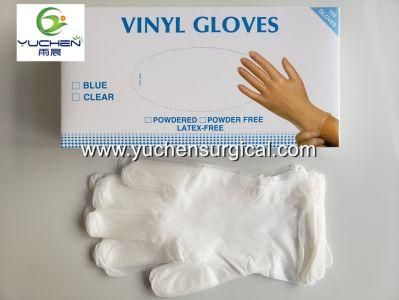 Medical Disposable Vinyl PVC Examination Gloves for Hospital