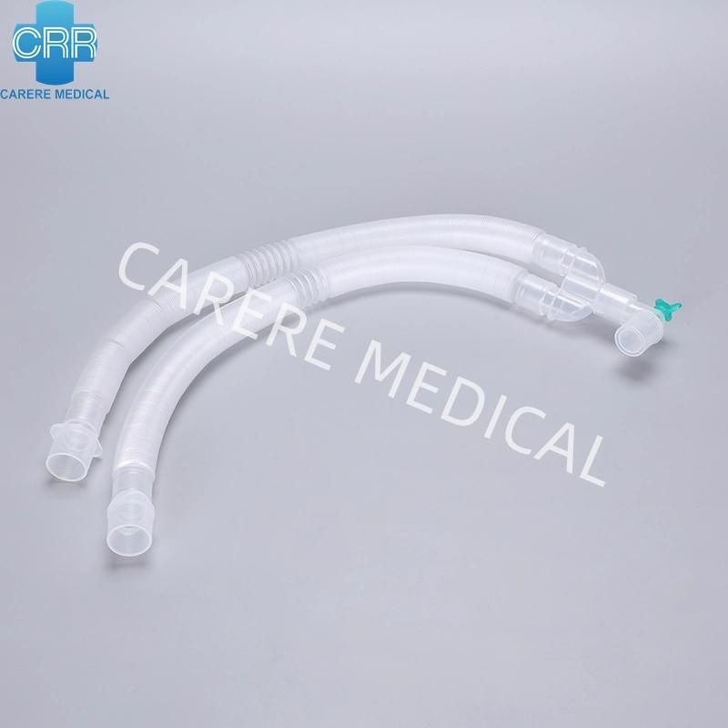 Disposable Anesthesia Ventilator Breathing Corrugated Expandable Smoothbore Circuit ICU Use