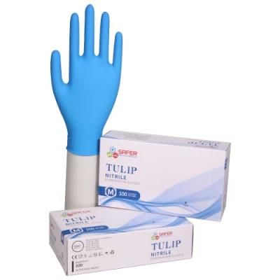 Medical Nitrile Gloves in Blue From Facotry