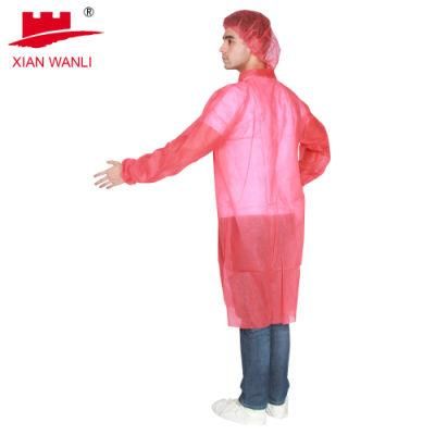 Cheap Disposable Shield Waterproof Full Sleeve Lab Coat