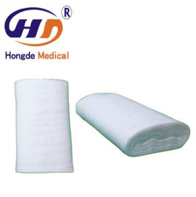 HD9-Absorbent Surgical Medical Gauze Roll in 36&quot; X 100yards, Jumbo Roll, Gauze Zigzag