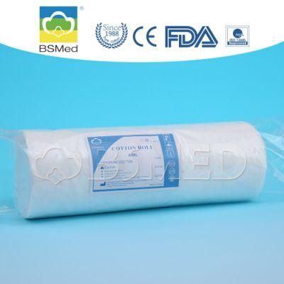 Absorbent Cotton Swab Cotton Wool Roll with FDA Certificate