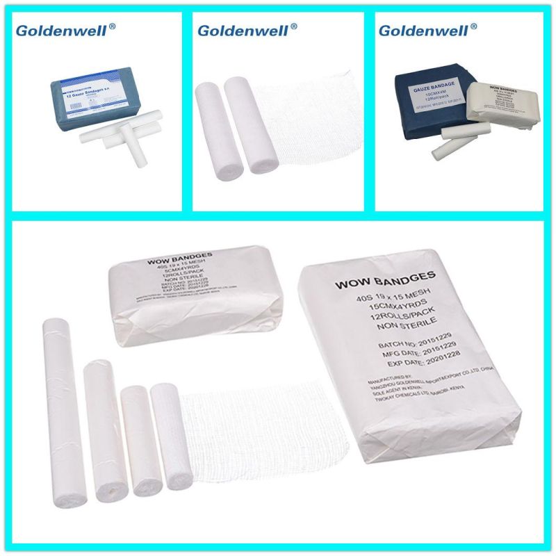 China Factory Directly Supply Sterile Medical Gauze Bandage