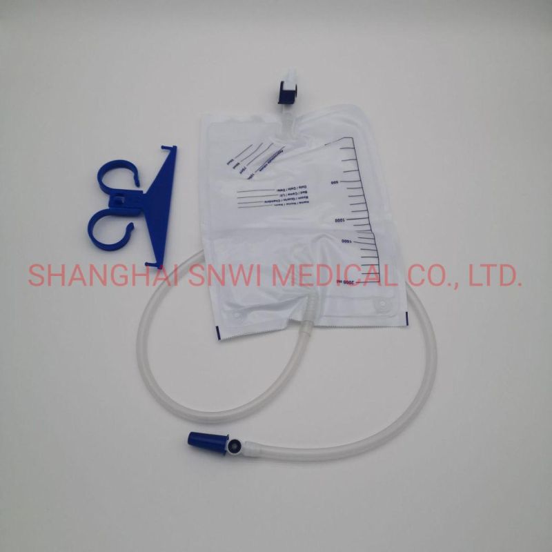 Disposable Medical Urine Drainage Bags with T-Tap Valve