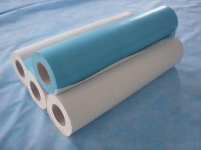 Wholesale Waterproof Medical Disposable Tissue Poly Bedsheet Exam Table Paper Couch Roll Laminated with PE Film