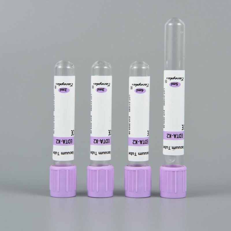 Siny Disposable Blood Collection Tube Medical Equipment EDTA K2 K3 Tube Whole Blood Tube Approved by ISO13485 CE