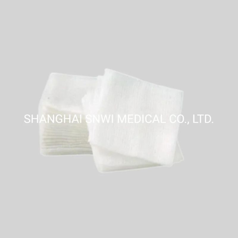 High Quality Disposable Medical Sterile Cotton Gauze Swabs for Hospital Use