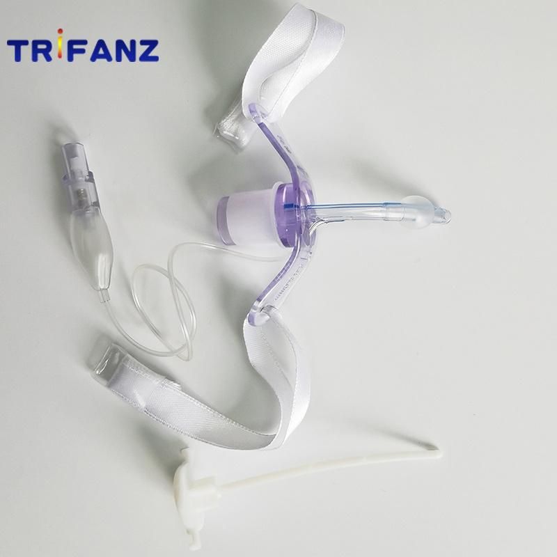 PVC Tracheostomy Tube Without Cuff