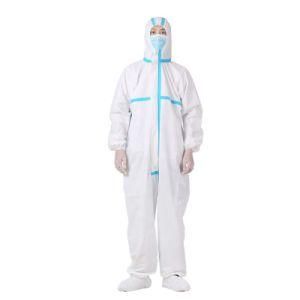 Ce Bsi Certificate Different Sizes of Disposable Non-Woven Protective Clothing Hospital Use Overall
