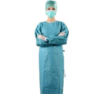 Medical Consumable Elastic Cuffs/Knitted Cuff Eo-Sterilized or Not Hot Sale SBPP/PE/PP+PE/SMS Surgical Gown