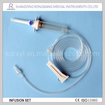 Luer Slip High Quality Disposable Infusion Set with Latex-Free Y-Site