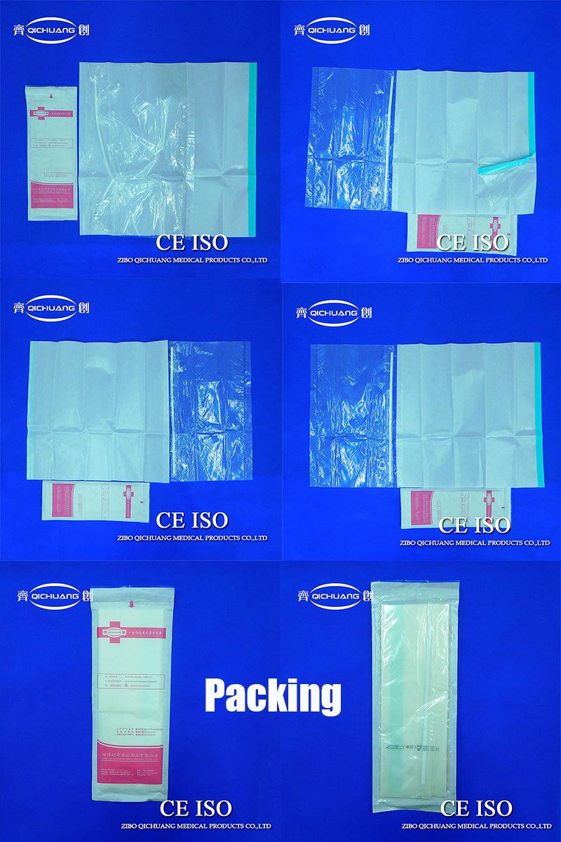 Single Bag Sterile Self-Adhesive Transparent Surgical PU Film Operation Dressing Drape