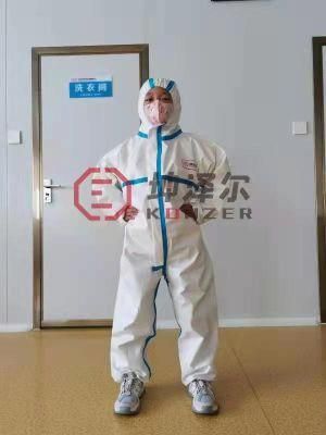 Children Protection OEM Waterproof Chemical Resistant Safety Protective Microporous Type4&5&6 Disposable Coverall