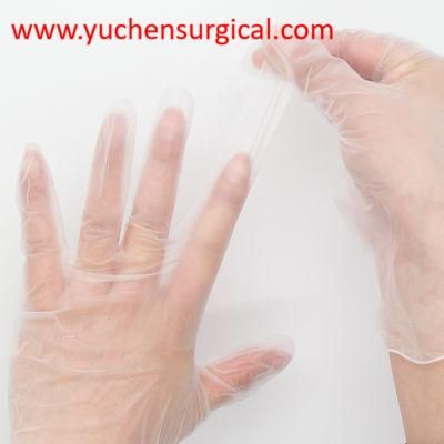 Disposable Clear or Blue Vinyl Gloves PVC Gloves Powdered or Powder Free for for Kitchen and Cleaning Room