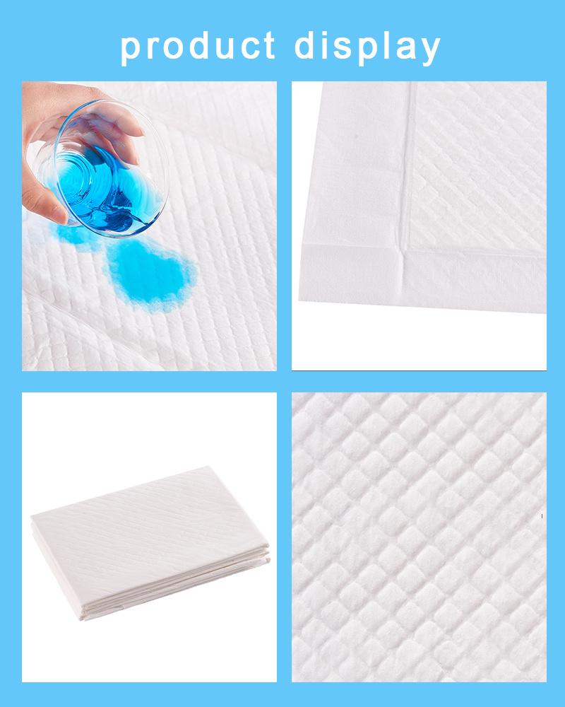 Hot Sale Disposable Waterproof Medical Bed Pad Blue