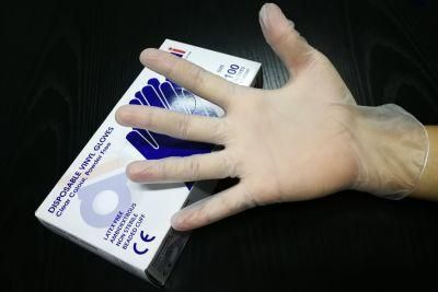 Food Grade PVC Gloves Disposable Safety Medical Examination Vinyl Gloves