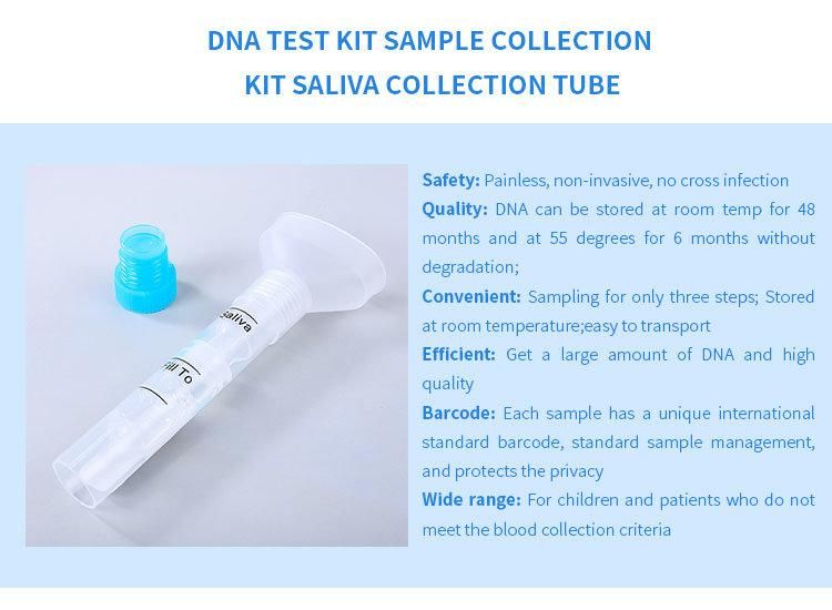 High Quality Virus Transport Media Tube DNA Saliva Kit