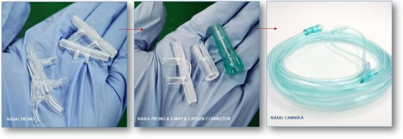 Medical Parts PVC Prongs for Disposable Medial Cannulas