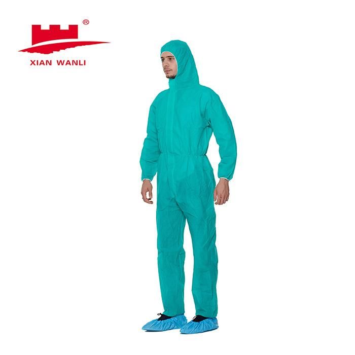 High Quality Medical Consumable SMS Safety Coverall