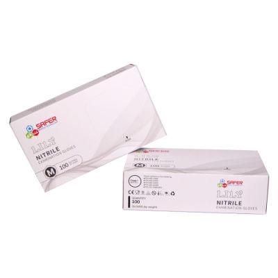 Examination Gloves Nitrile Powder Free White with High Quality