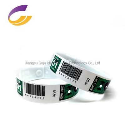 2021 Hot Sale Goju Waterproof Patient Printable Hospital Label Direct Theraml Printer Bracelet Wristband ID with Bar Code