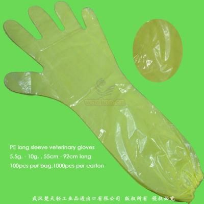 Disposable PE Veterinary Gloves